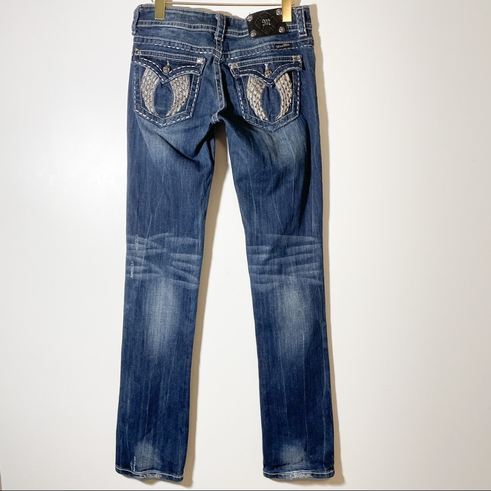 Miss Me Jean Angel Wing JE6003T2X 28 34.5" Ineam